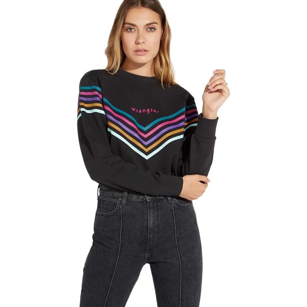 Free people Wrangler Rainbow Sweatshirt XS nwt
